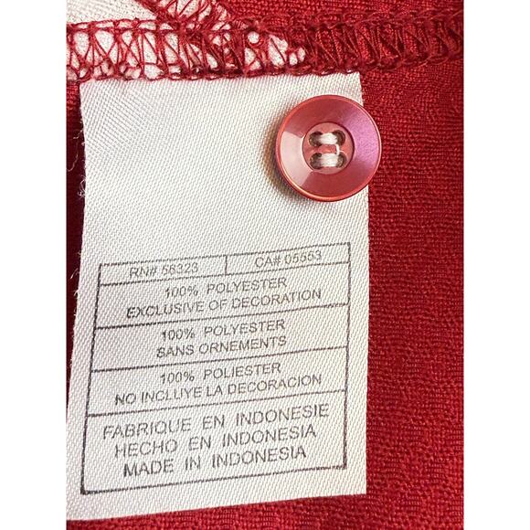 Nike Dri-Fit OU Oklahoma Sooners Red White Polo Shirt Men's XXL Large - Picture 7 of 11